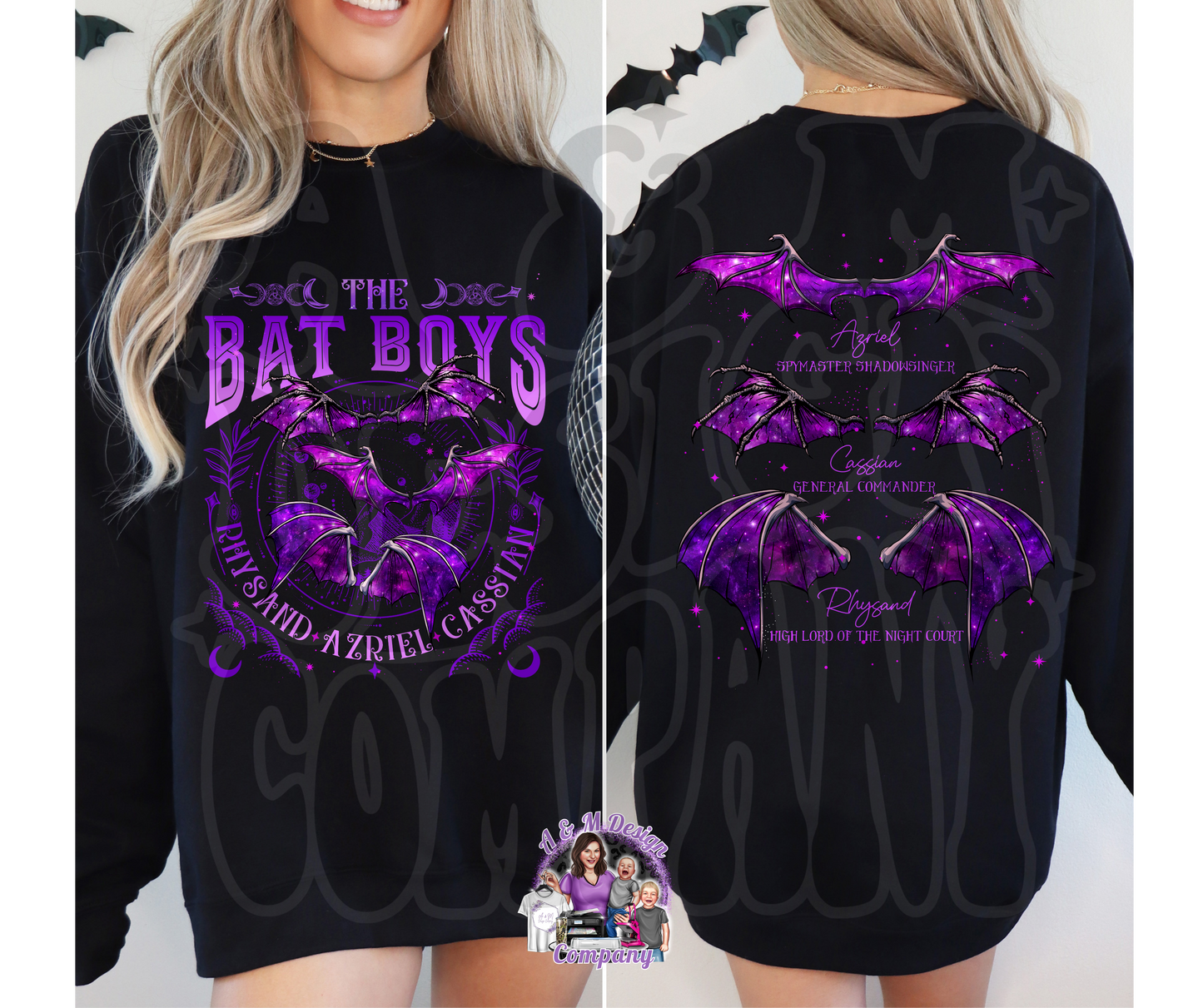 Bat Boys- Purple