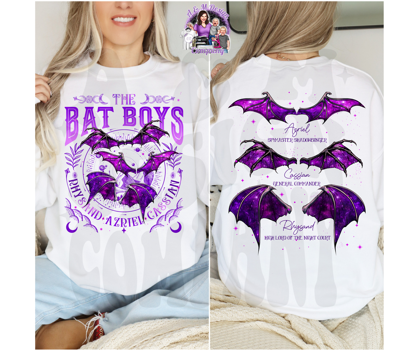 Bat Boys- Purple