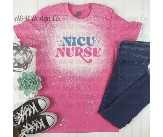 NICU Nurse Bleached Tee