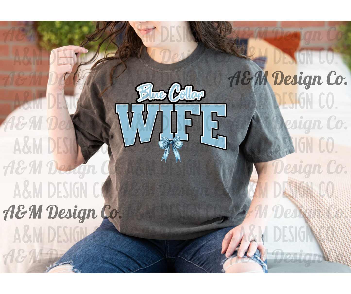 Varsity Blue Collar Wife