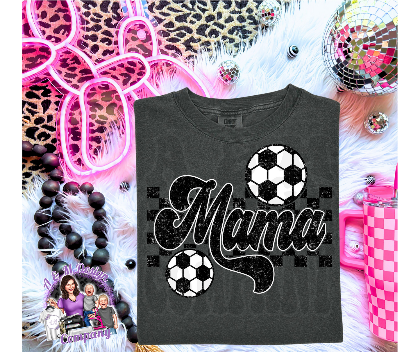 Checkered Soccer Mama