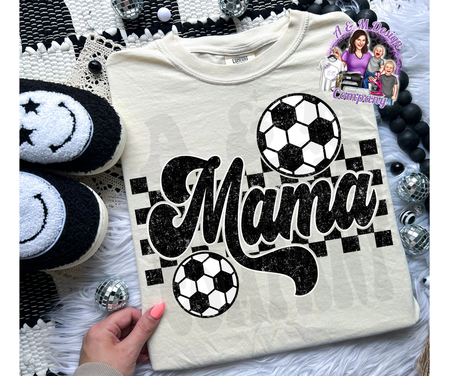 Checkered Soccer Mama