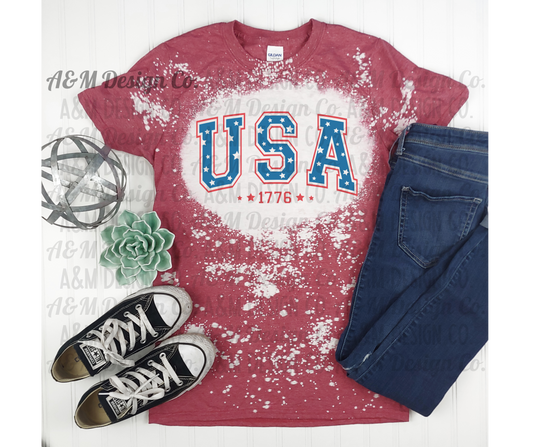 USA Bleached Tee