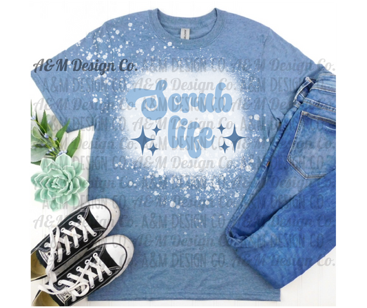 Scrub Life Bleached Tee