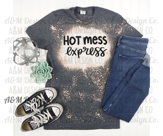 Hot Mess Express Bleached Tee